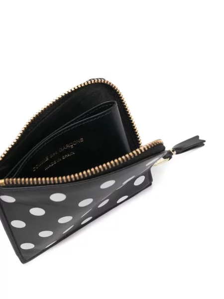 Puntíkatá peněženka Comme Des Garçons Wallet černá