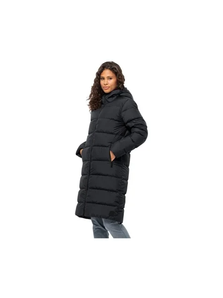 Dámska páperová bunda Jack Wolfskin Frozen Palace black čierna
