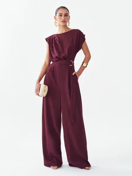 Willa Salopeta Giselle bordeaux roșu