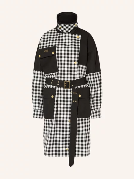 Trenčkot Barbour International bílý