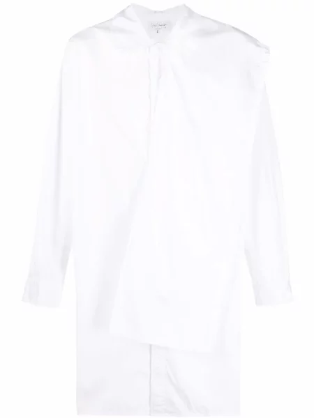 Дълго риза Yohji Yamamoto бяло