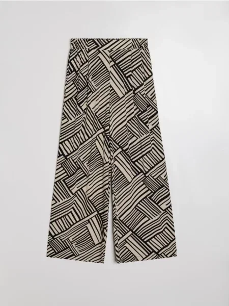 Брюки Sinsay с абстрактным узором