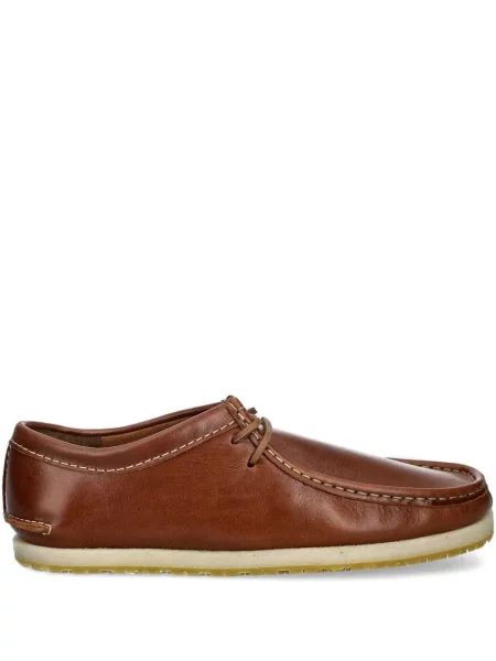 Pantofi loafer Clarks Originals cu șireturi din piele maro