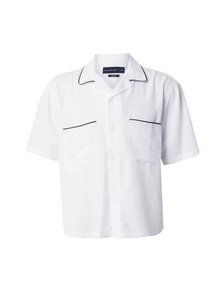 Abercrombie & Fitch Cămașă maro închis alb