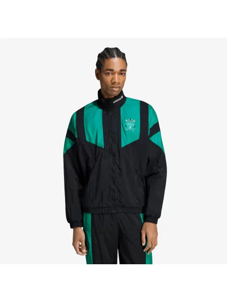 Jachetă adidas Liverpool FC EQT Track Top Black/ Equipment Green XL negru