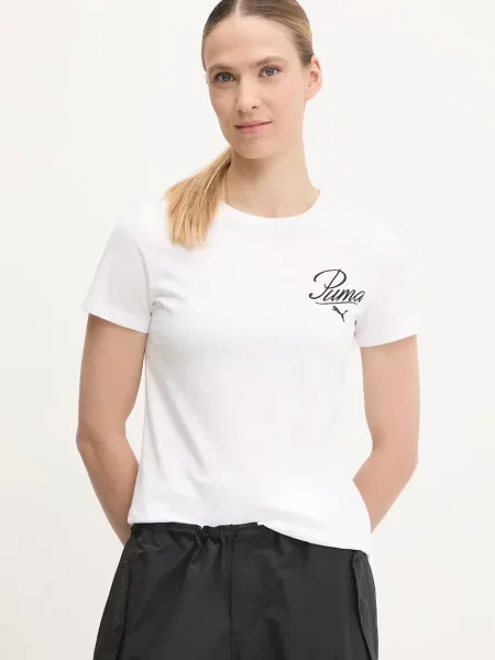 Puma tricou din alb