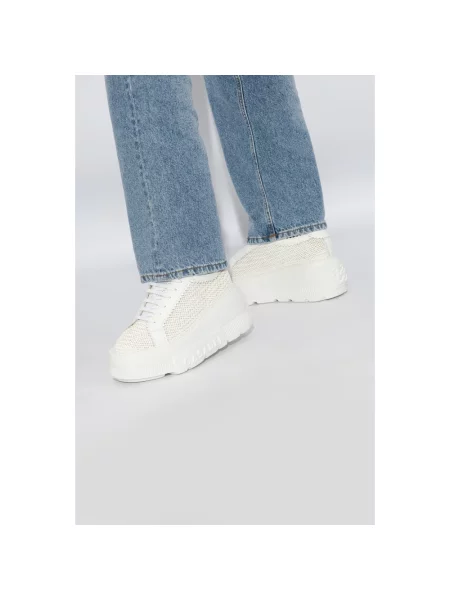 Sneakersy Casadei skórzane białe