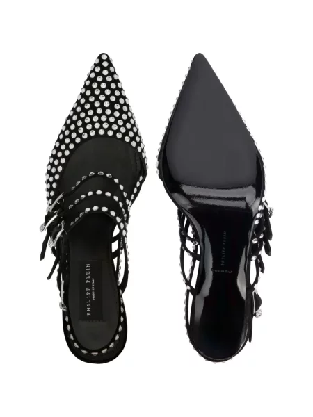 Pantofi cu toc Philipp Plein negru