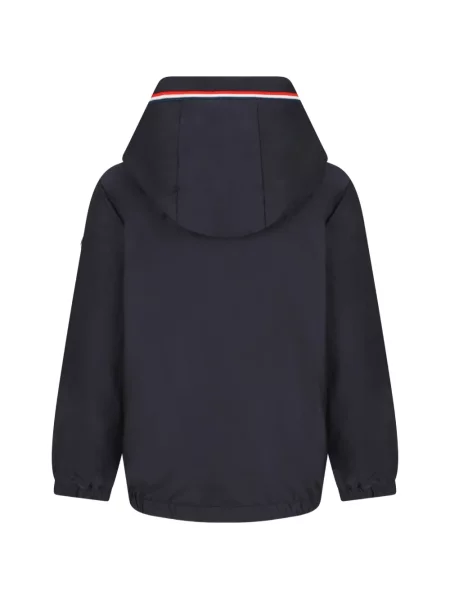 Kurtka dziecięca Moncler Enfant niebieska