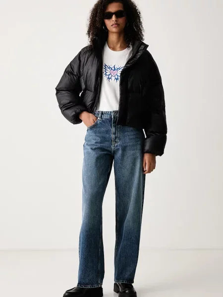 Vans geacă matlasată pentru femei negru