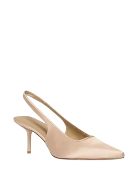 Pantofi cu toc Max Mara din satin slingback