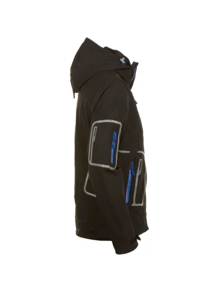 Geacă Peak Mountain softshell negru