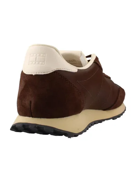 Pantofi Tommy Jeans retro maro