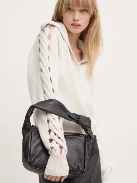 IRO torebka skórzana czarny