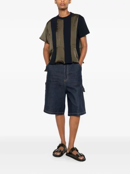 Scurt tricou Sacai albastru