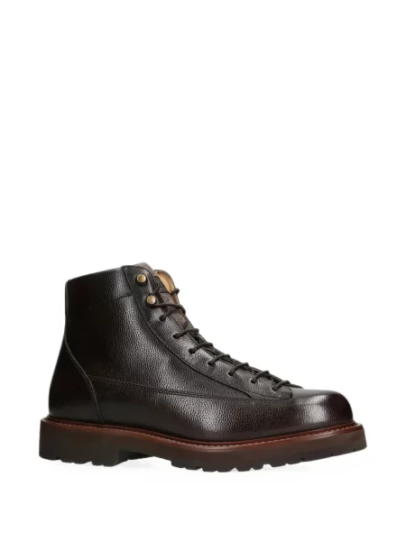 Botine Brunello Cucinelli din piele maro