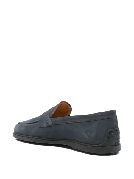 Pantofi loafer Tod's din piele de căprioară albastru