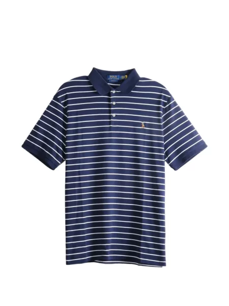 Tricou polo Polo Ralph Lauren cu dungi albastru