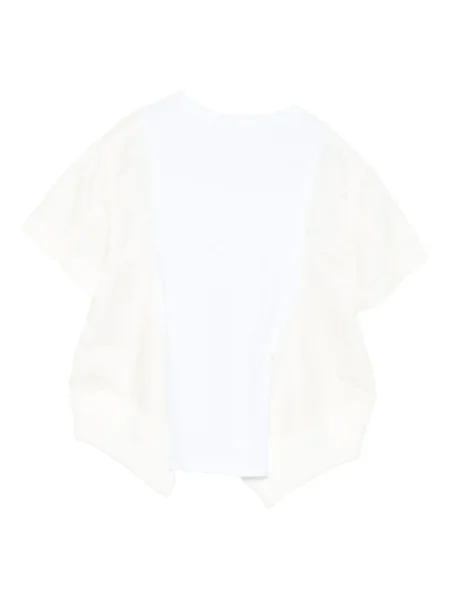 Scurt top Sacai alb