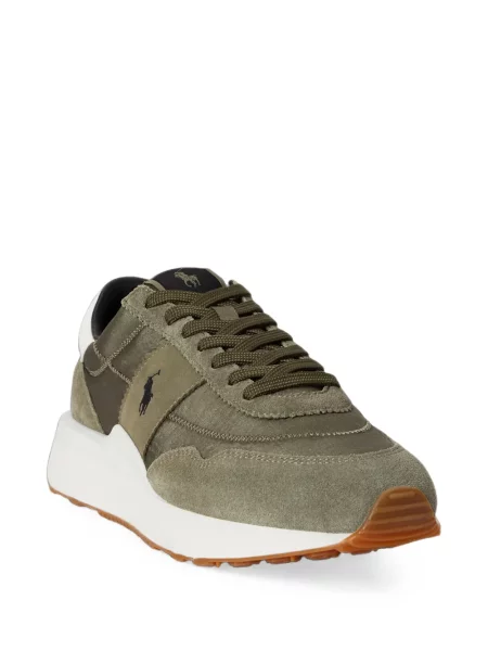 Τένις sneakers Polo Ralph Lauren με αυτόγραφο tweed μαύρο
