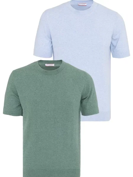 Felix Hardy Tricou deschis / verde închis albastru