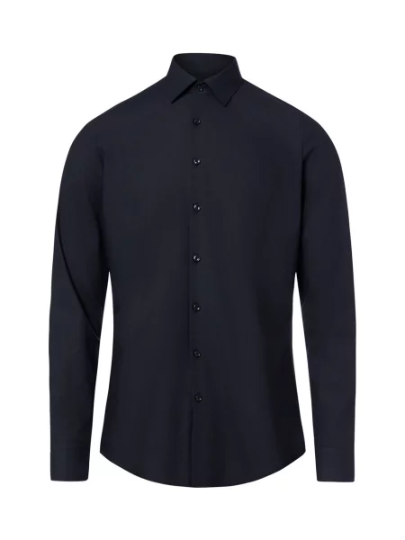 Finshley & Harding Koszula Mężczyźni Super Slim Fit 36 czarny