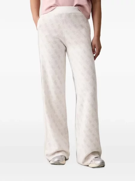 Pantaloni Guess din jacard alergare cu autograf