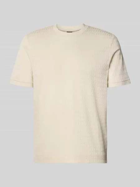 T-shirt o kroju regular fit z czystej Model THOMSON' Boss biała