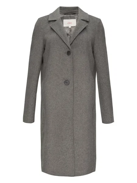 S.Oliver Prehoden plašč temno siva