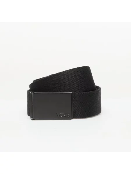 Vans Deppster II web Belt Grey Mężczyźni Pasek Vans Szary Size: One size czarny