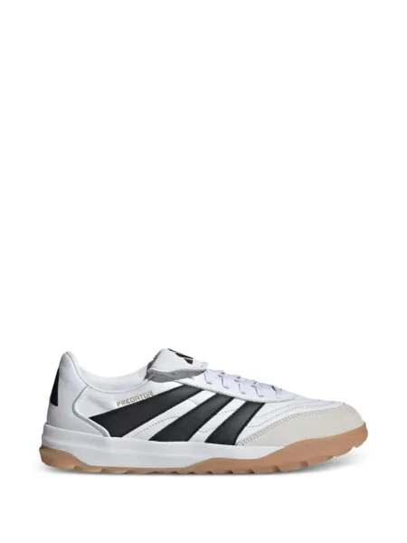 Sneakerși Adidas Predator cu buline alergare din satin alb