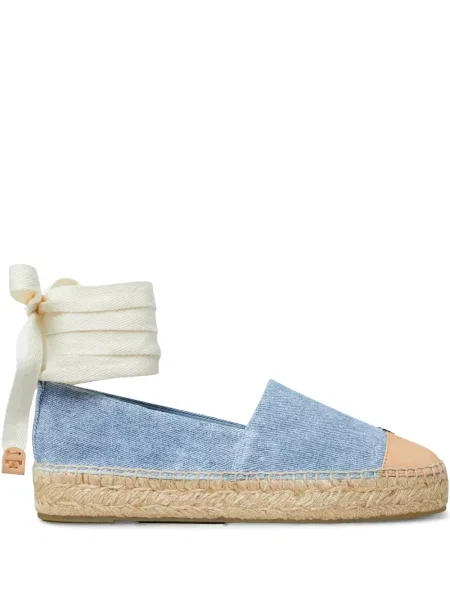 Espadrile Tory Burch din piele albastru