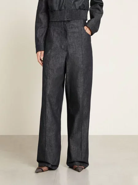 Fendi Spodnie Marlena W Stylu Jeansowym blau niebieskie