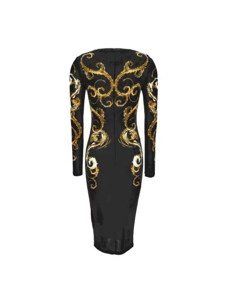 Sukienka jeansowa Versace Jeans Couture czarna