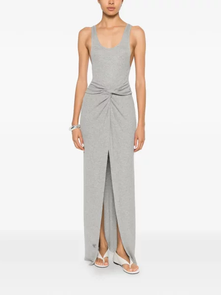 Rochie maxi Nanushka gri