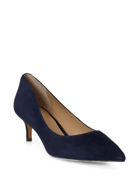 Pantofi cu toc Lauren Ralph Lauren albastru