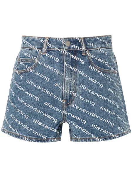Szorty jeansowe Alexander Wang niebieskie