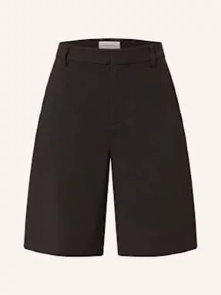 Calvin Klein Jeans Bermudy Z Dżerseju schwarz czarne