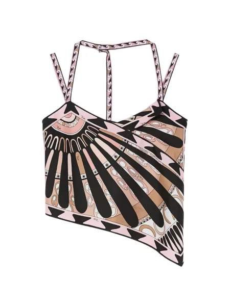 Top Pucci z nadrukiem czarny