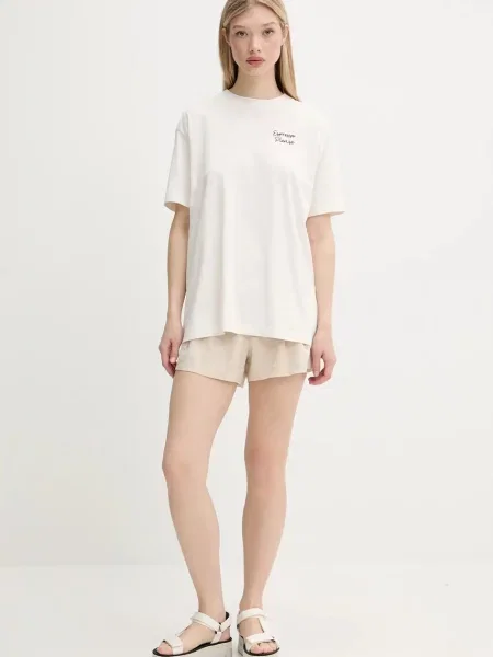 Hollister Co. Ľanové šortky Hollister Co. béžová
