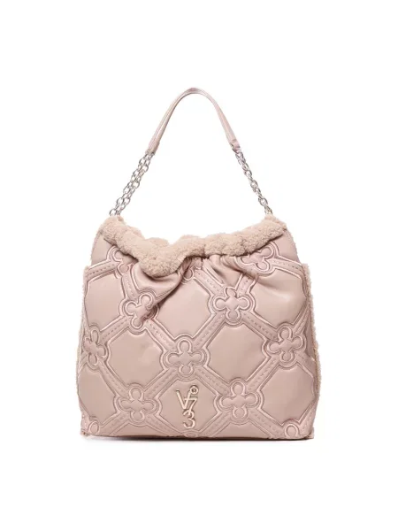 Shopperka V73 pikowana różowa