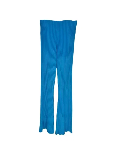 Pantaloni Galvan London tricotate albastru