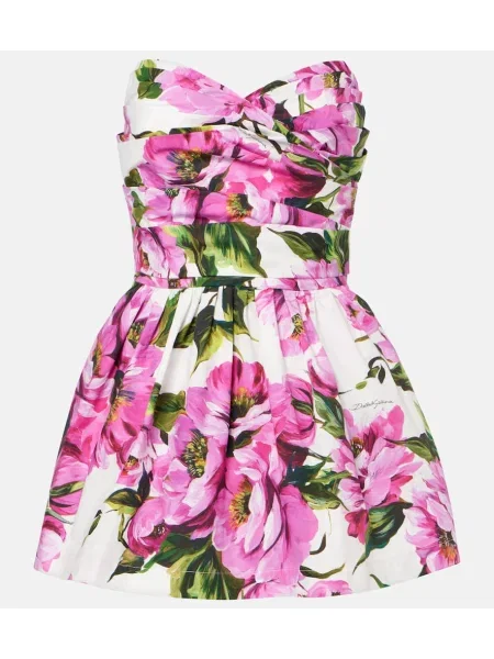 Rochie Dolce&gabbana cu model floral plisată