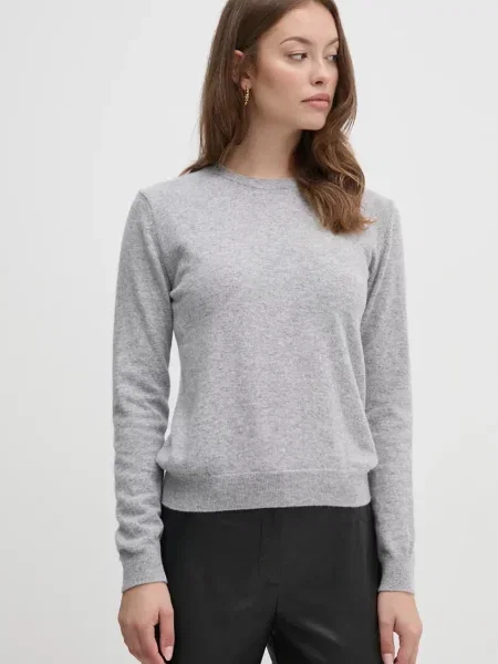 United Colors of Benetton pulover de lana femei light gri