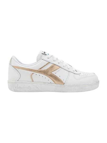 Sneakersy Diadora skórzane retro białe