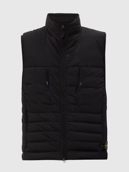 Пуховий жилет Stone Island чорний