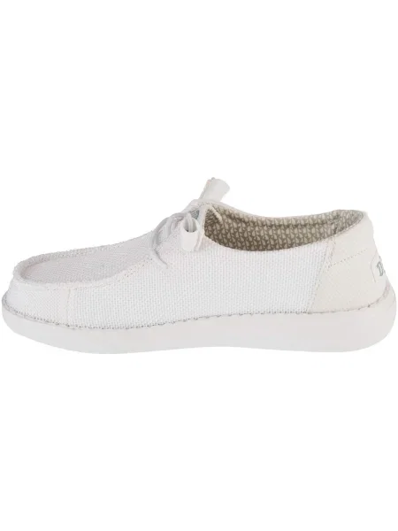 Pantofi Heydude stretch alb