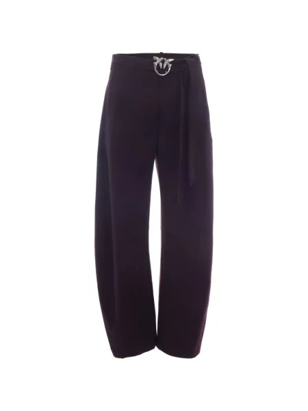 Cu centură pantaloni Pinko violet