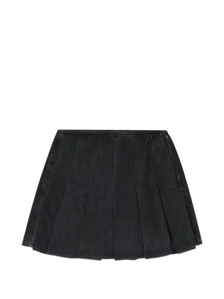 Fustă din denim Diesel negru