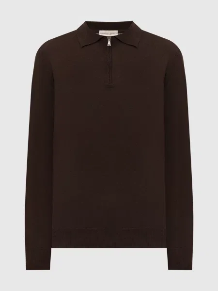 Поло Cashmere&whiskey коричневое